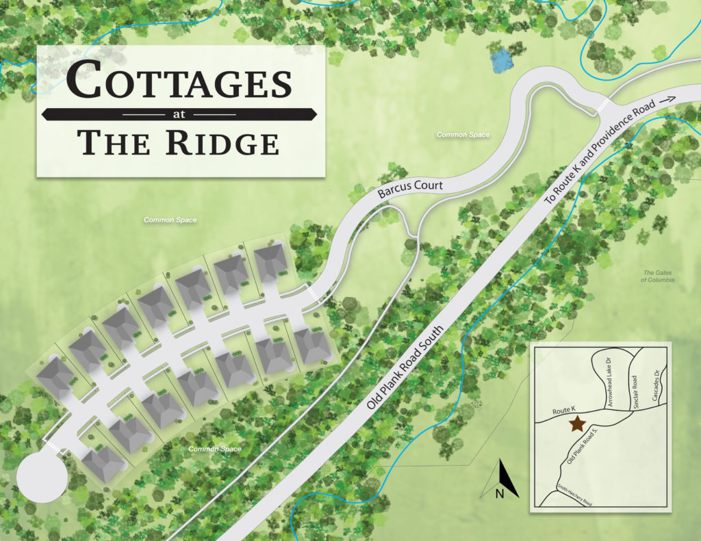 Cottages At The Ridge Tompkins Homes Development